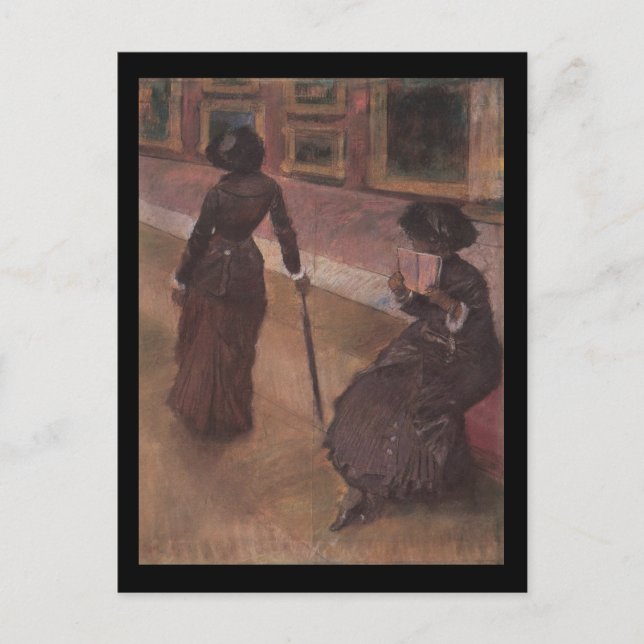 Vid Louvre Vykort (Framsida)