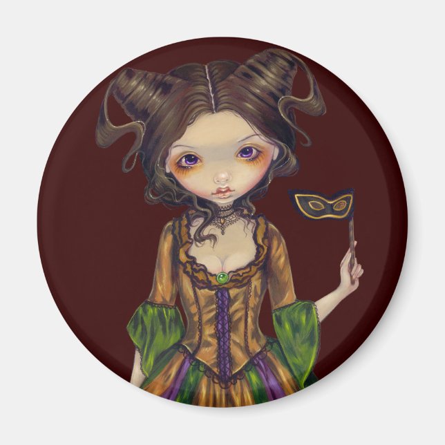 "Vid Masqueraden Boll" Magnet (Framsidan)