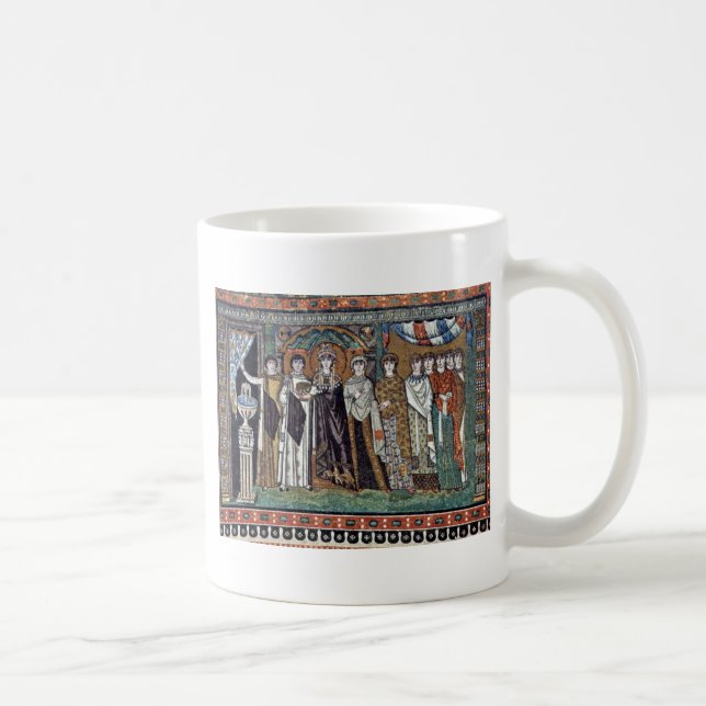 Vid Meister Von San Vitale i Ravenna (bäst Kaffemugg (Höger)