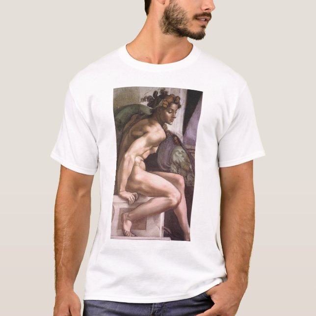 Vid Michelangelo T Shirt (Framsida)