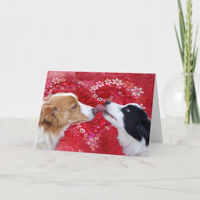 Vid min valentin! helgkort (Framsida)