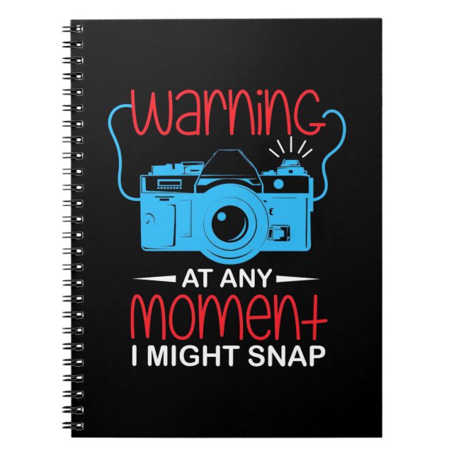 Vid någon tidpunkt kan fotografen fästa anteckningsbok (Framsidan)