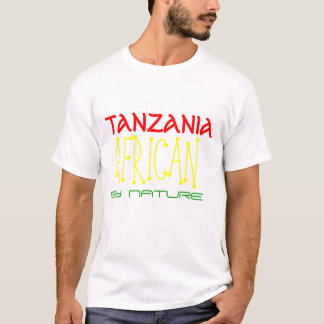 VID NATUREN AFRIKAN SOM ÄR BÖRDIG, TANZANIA TEE SHIRT