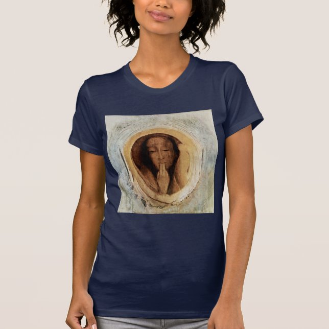 Vid Odilon Redon (bäst kvalitets-) Tee Shirt (Framsida)