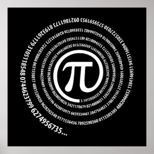 Vid Pi-tecken, Spiral-version Poster