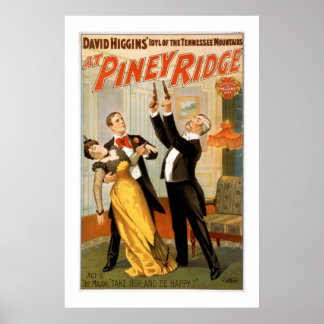Vid Piney Ridge Vintage Theater Poster du