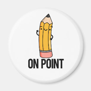 Vid Point Funny Pencil Pun Magnet
