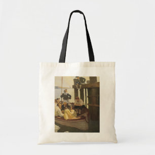Vid Queen's Ferry av NC Wyeth, Vintagepirater Tygkasse