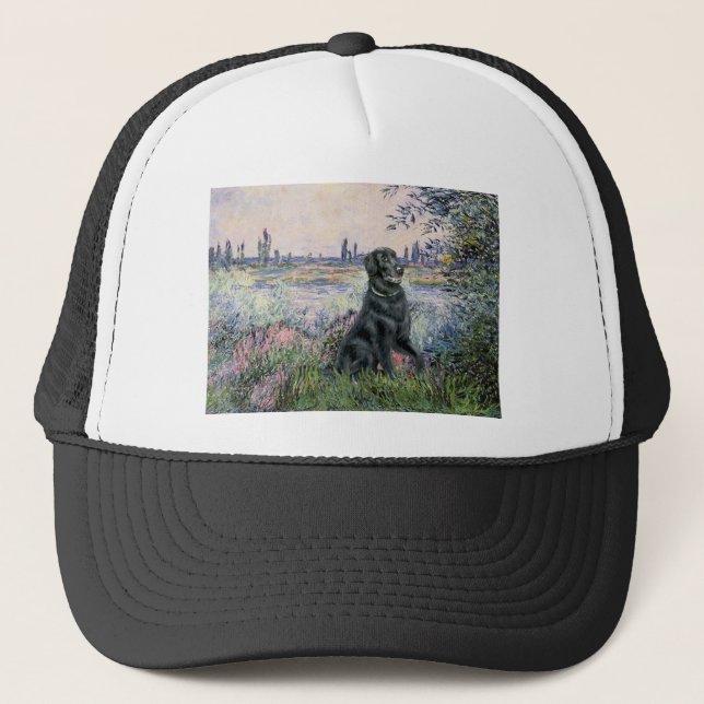 Vid Seine - Flat Coated Retriever Keps (Framsida)