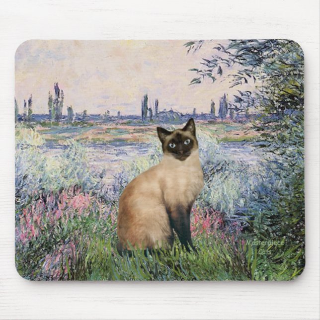 Vid Seine - Seal Point Siamese katt Musmatta (Framsidan)