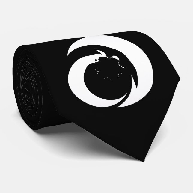 Vid Sign White på Black Slips (Rullad)