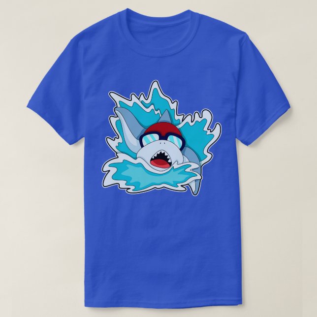 Vid simning med Swimming goggel 2 T Shirt (Design framsida)