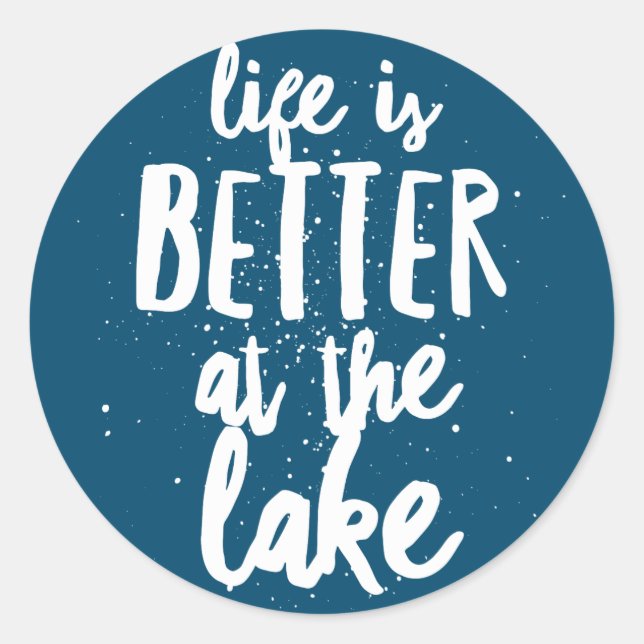 Vid Sjö Runt Klistermärke (Framsida)