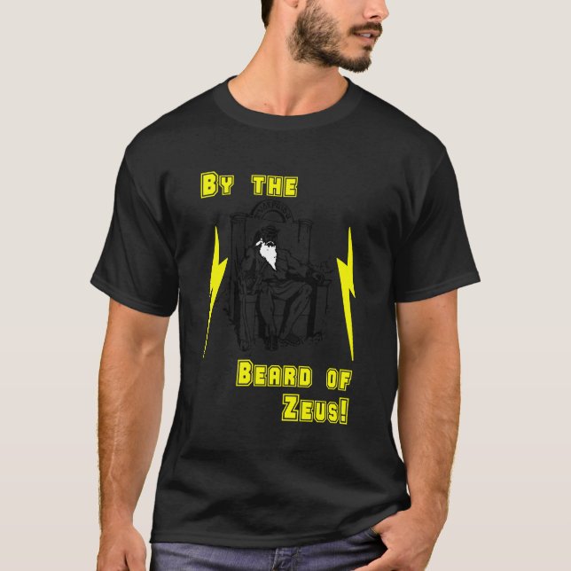 Vid skägget av zeusen! tee shirt (Framsida)