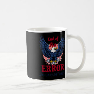 Vid slutet av ett fel den 20 januari kaffemugg