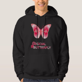 Vid Social Hashtag Butterfly Hoodie
