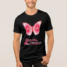 Vid Social Hashtag Butterfly T Shirt