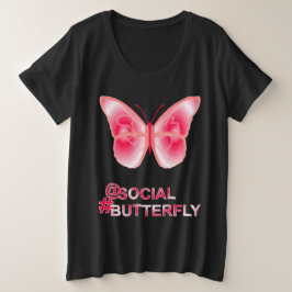 Vid Social Hashtag Butterfly T Shirt