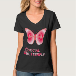 Vid Social Hashtag Butterfly T Shirt