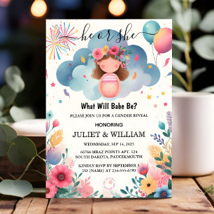 Vid Stash Roligt Cloud Family i Spanska Genderna R Inbjudningar