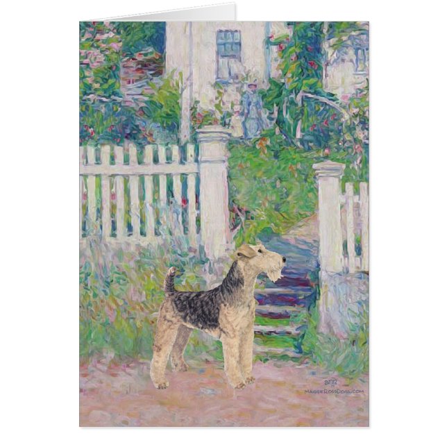 Vid stegen hälsningskort (Framsidan)