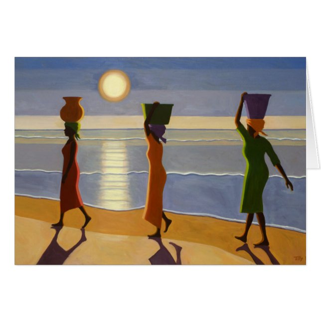 Vid stranden 2007 hälsningskort (Framsidan Horizontal)