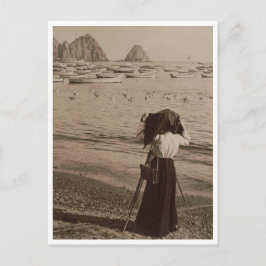 Vid stranden, Avalon Bay, Catalina Island Vykort