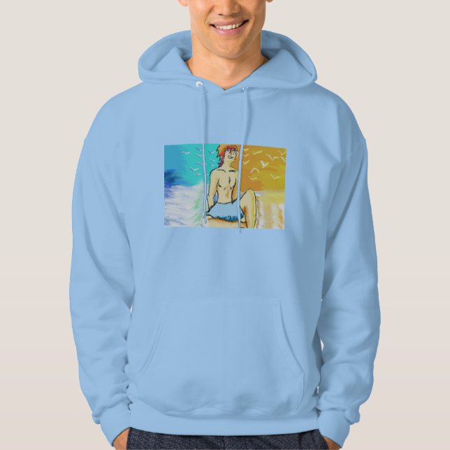 Vid stranden hoodie (Framsida)