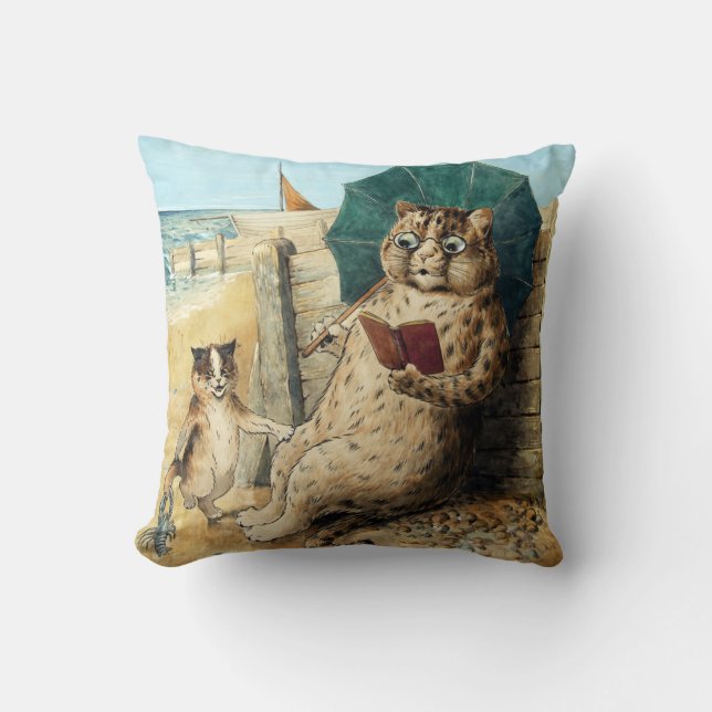 Vid stranden, Louis Wain Kudde (Framsida)