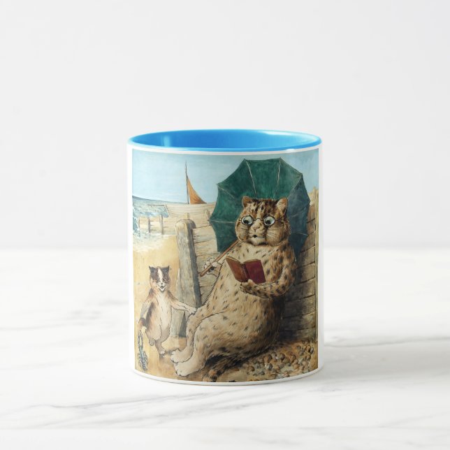 Vid stranden, Louis Wain Mugg (Center)