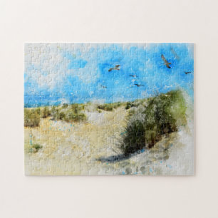 Vid stranden - pussel