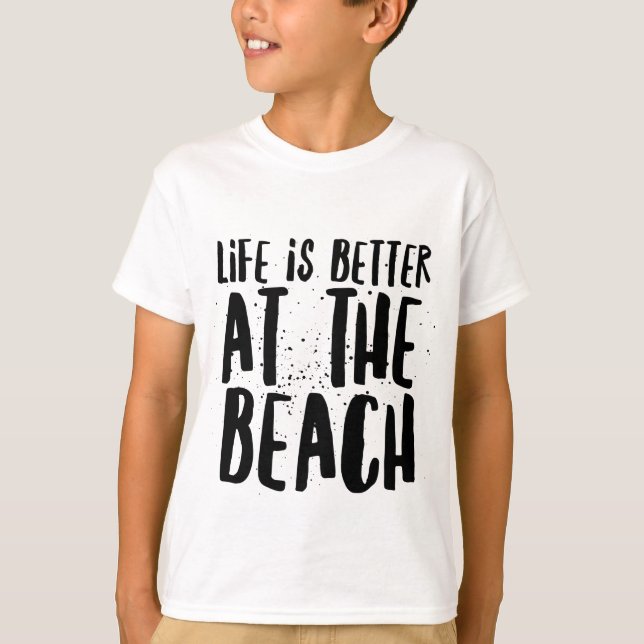 Vid stranden tee shirt (Framsida)