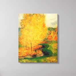 Vid strömmen, höst - Paul Gauguin - c1885 Canvastryck