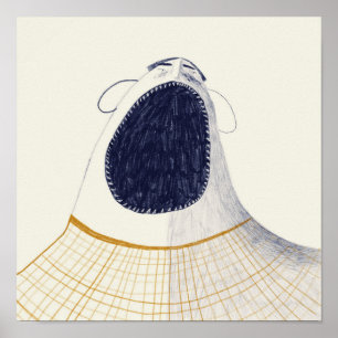 Vid tandläkaren poster