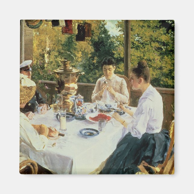 Vid Tea-Bord, 1888 Magnet (Framsidan)