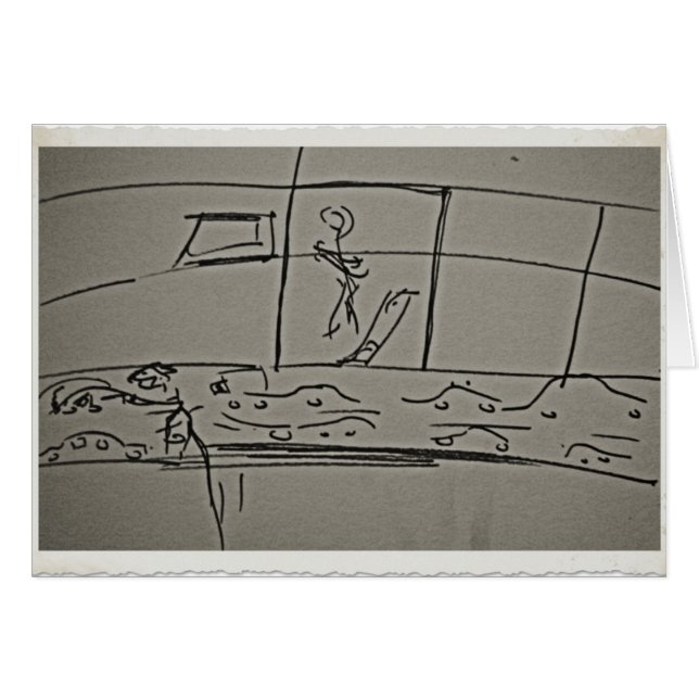 Vid trafik hälsningskort (Framsidan Horizontal)