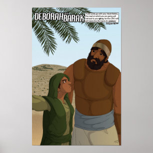 Vid troserie - Deborah & Barak affisch 11" x 17",