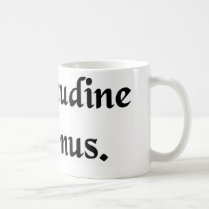 Vid uttålighet conquer. vi kaffemugg