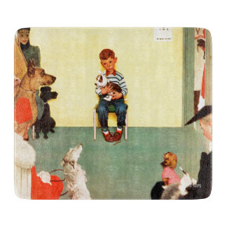 Vid veterinärerna av Norman Rockwell