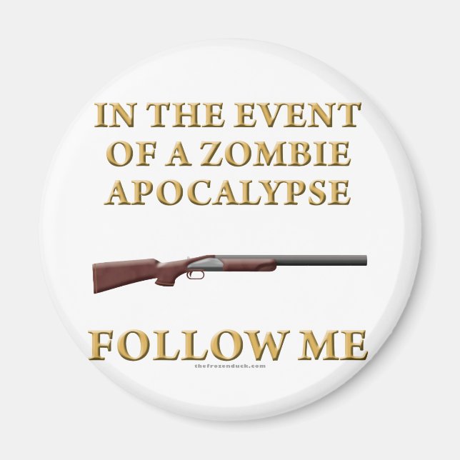 Vid Zombie Apocalypse Magnet (Framsidan)