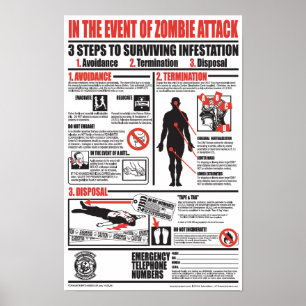 VID ZOMBIE ATTACK POSTER