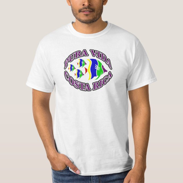 Vida Costa Rica fisk Tee Shirt (Framsida)