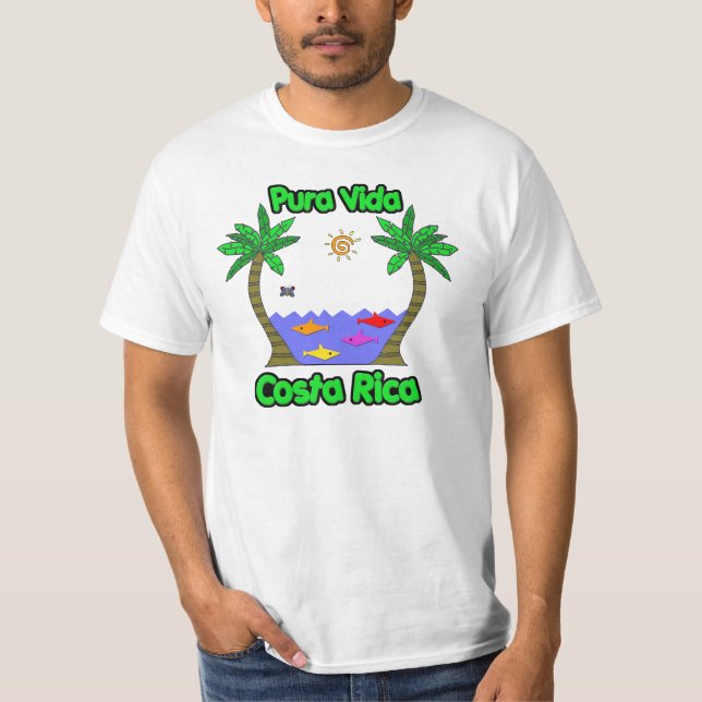 Vida Costa Rica T-shirt (Framsida)