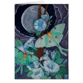 Vida de la Luna Hälsningskort