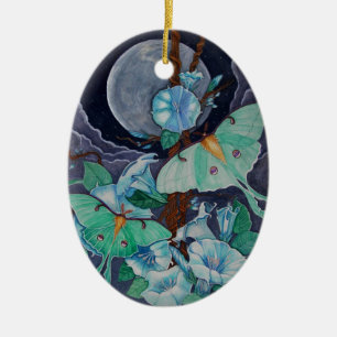 Vida de la Luna Julgransprydnad Keramik