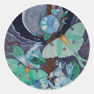 Vida de la Luna Runt Klistermärke