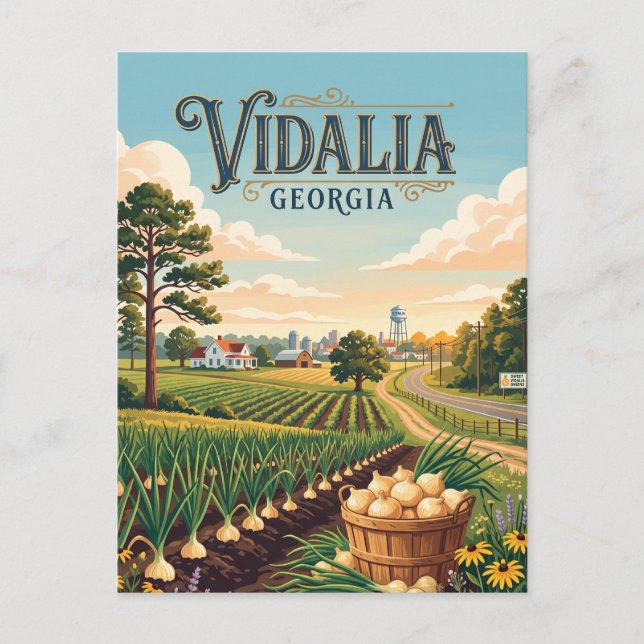 Vidalia, Georgia Vykort (Framsida)
