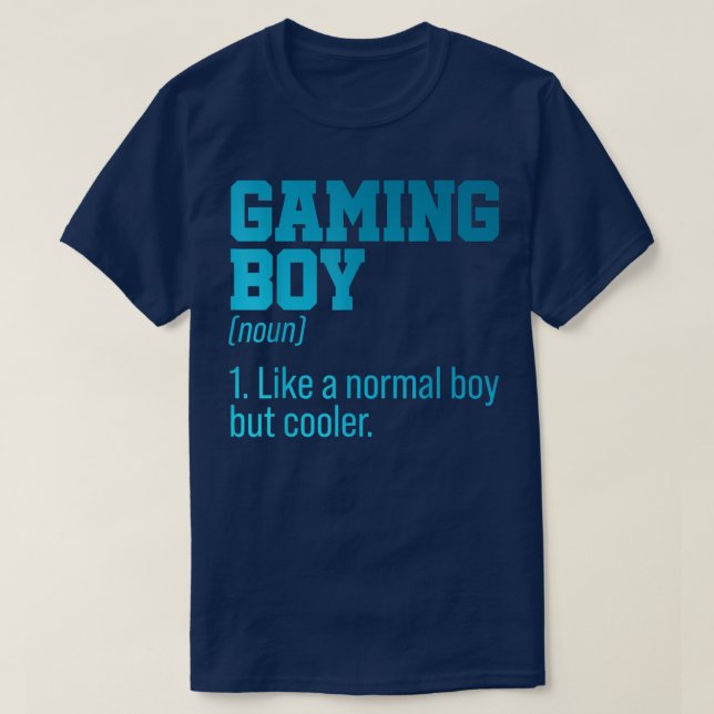 Vide Vide Gaming Boy Noun Definition Console Contr T Shirt (Design framsida)