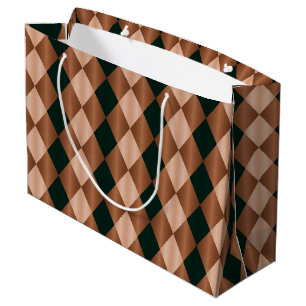 Vided Harlequin, Brown-Black-GIFT BAG L