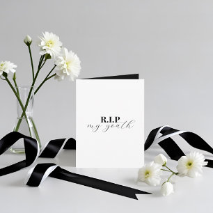 Vided R.I.P. Min inbjudan till Ungdom 30års födels